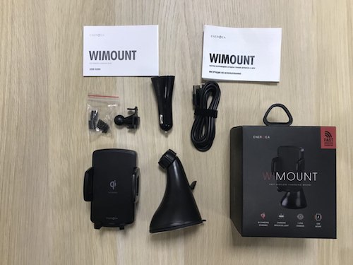 Беспроводное зарядное устройство EnergEA WiMount Fast wireless 